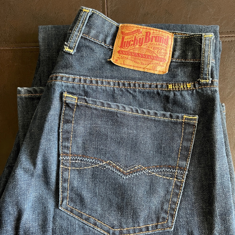Lucky Brand Men’s jeans. Size 34 Oiler Straight leg